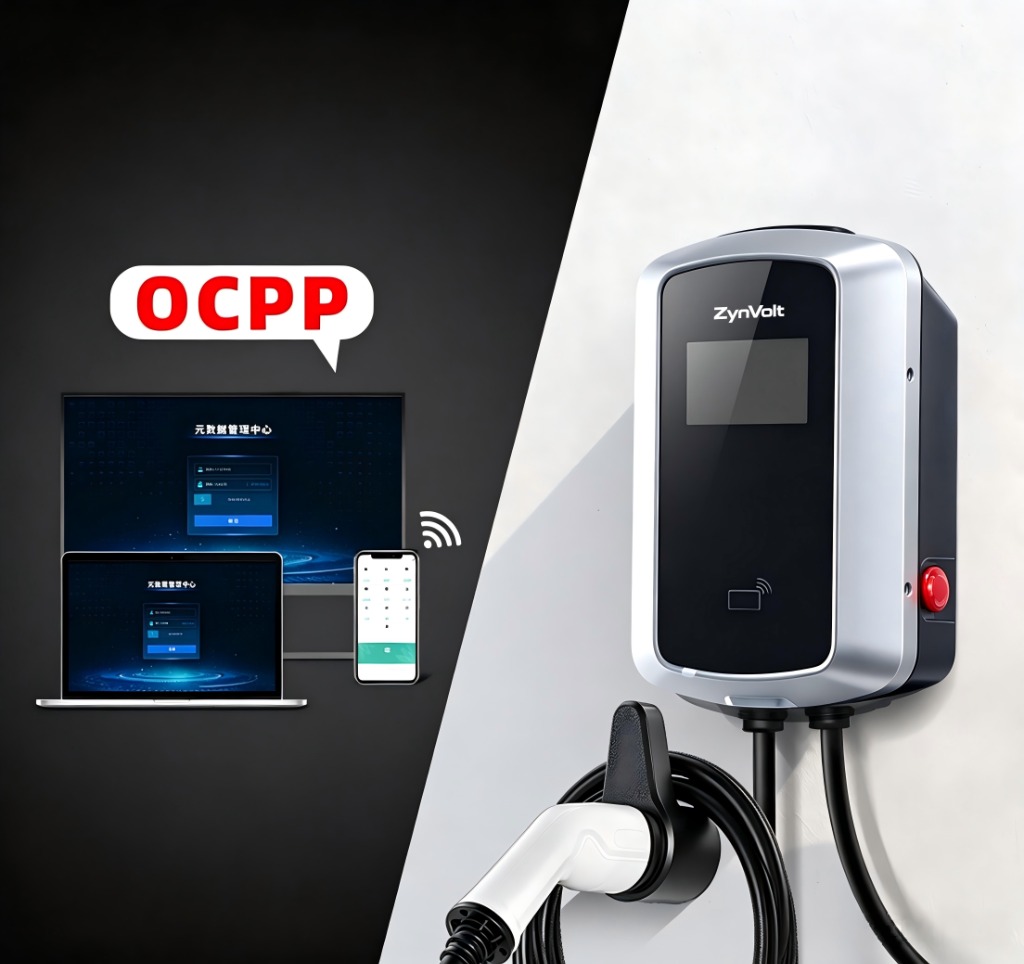 ZynVolt Smart OCPP Cloud Connected EV Charger